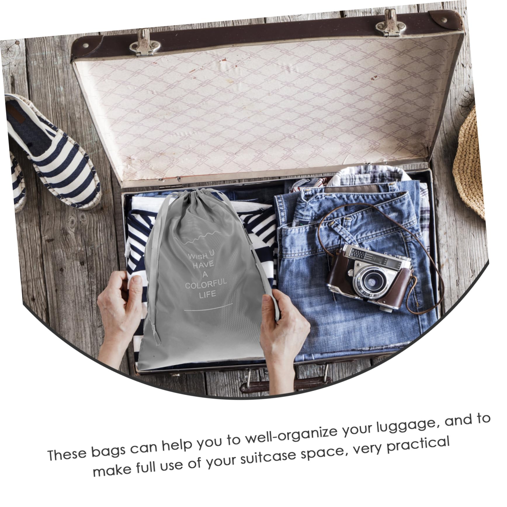 minkissy Organizer per Valigia Borse per Vestiti Scarpe e Cosmetici Set di Cubi da Viaggio Leggeri e Pieghevoli per Viaggi Familiari e Lavoro