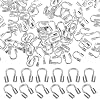 300Pcs Copper Wire Guardian, U-Shape Wire Guard Loops, 0.7mm Hole Thread Protector for Jewelry Making Necklace Bracelet Pendant Earring Making Beading DIY Crafts Accessories (Silver)
