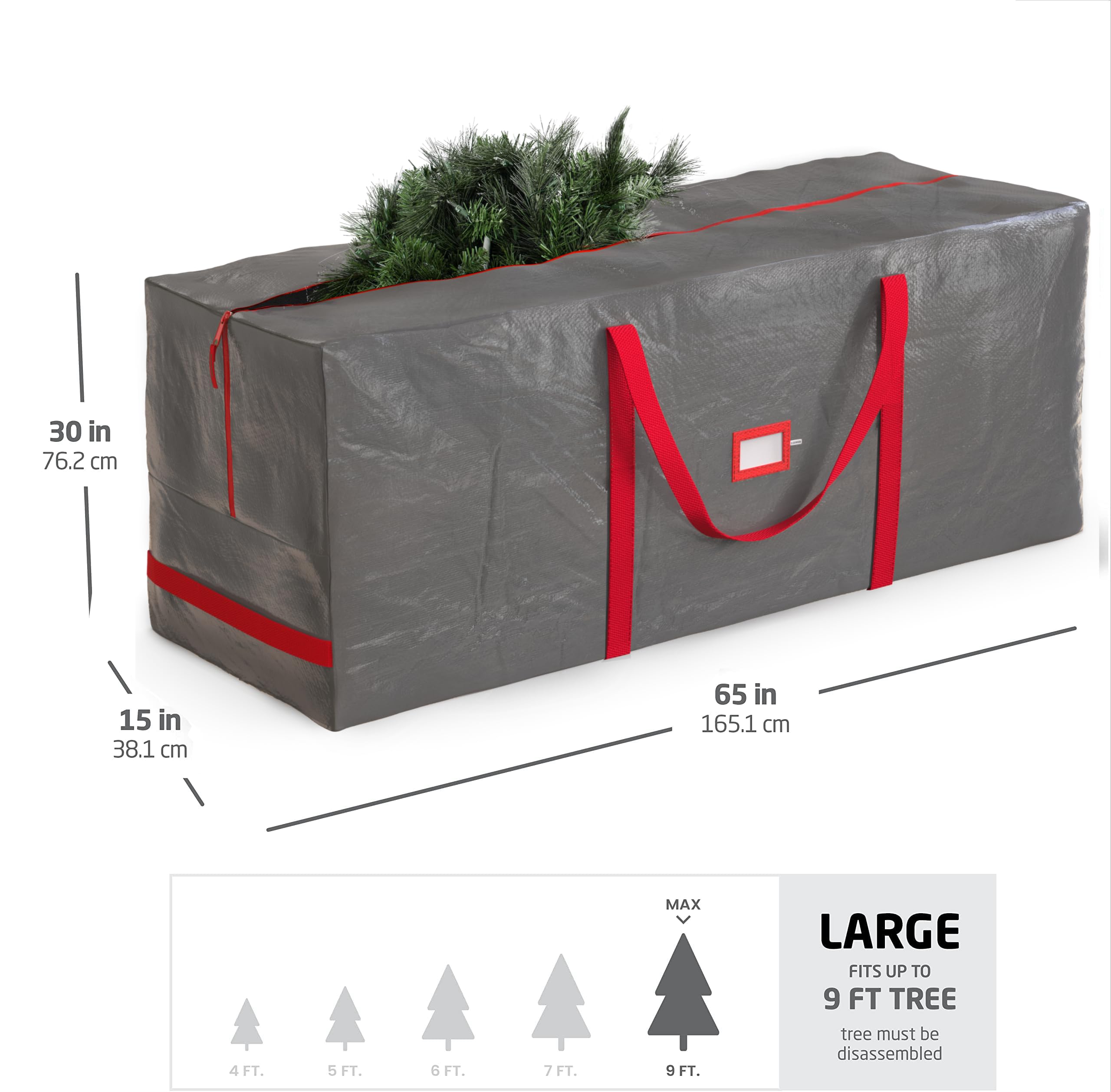 Amazon.com: Zober Large Christmas Tree Storage Bag - Fits 9 Ft