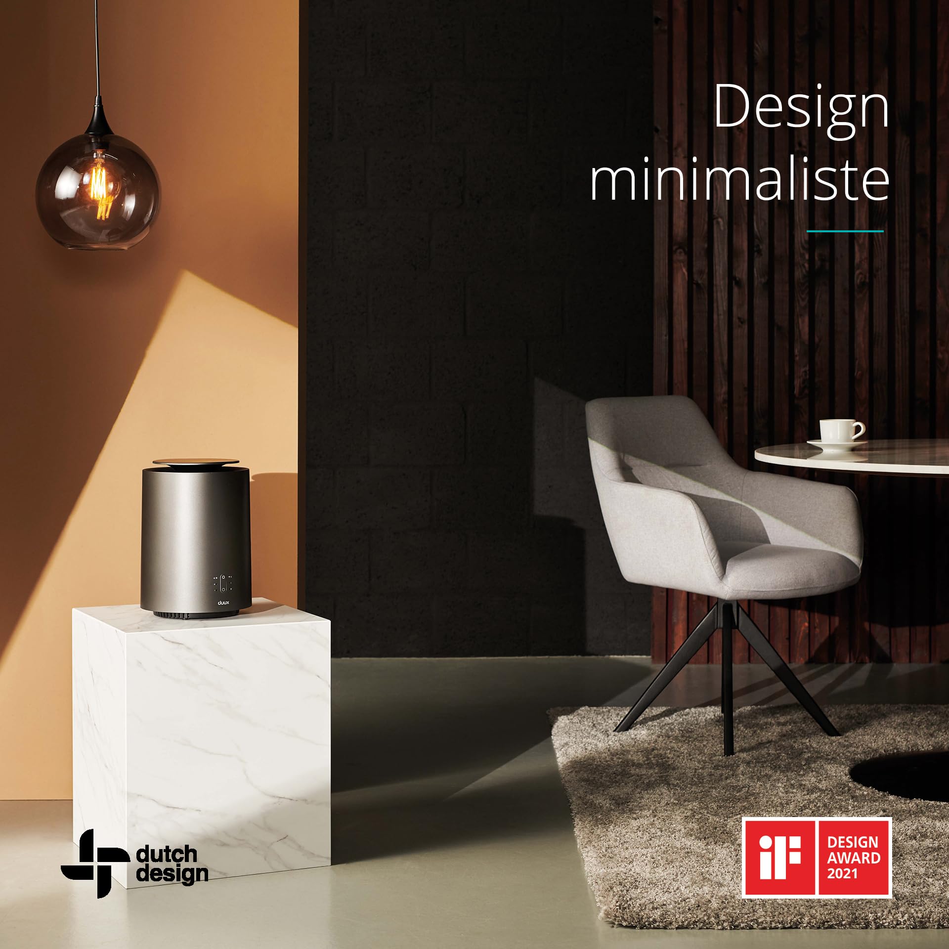 Duux Threesixty 2 Smart Chauffage Soufflant Céramique – 1800W – Thermostat