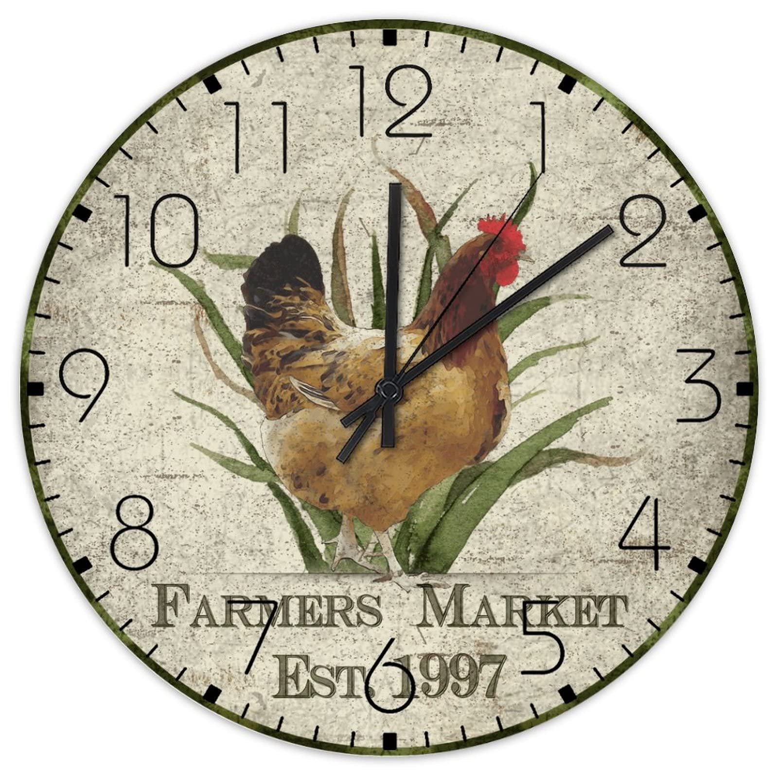 Horloge murale silencieuse sans tic-tac pour le sommeil de la crèche