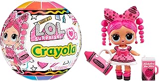 LOL Surprise Loves Crayola Tots - Collectible Doll, 7 Surprises, Crayon Color Theme, Limited Edition Small Doll, Great Toy Gift for Girls Ages 3+