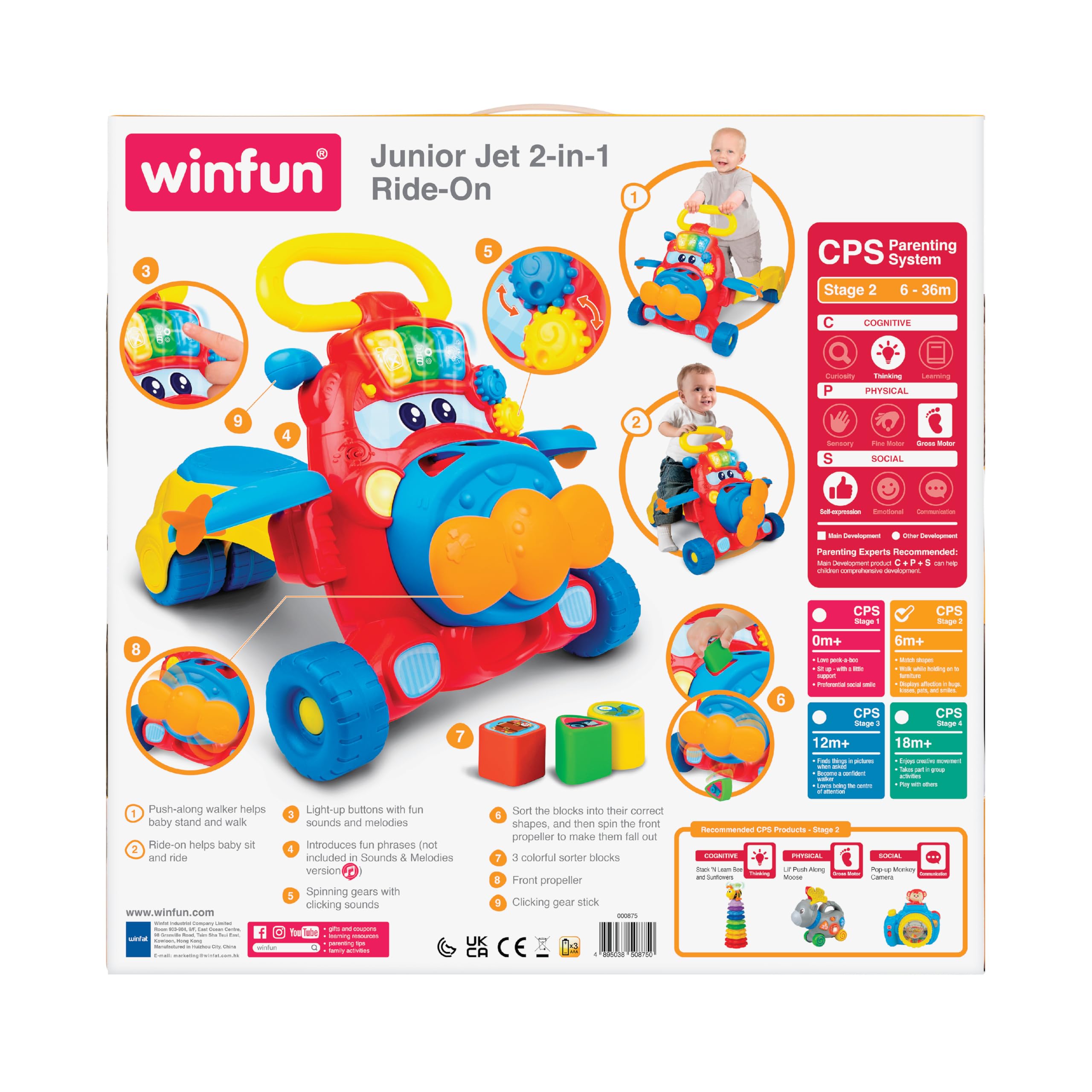 winfun 000875 Babyspielzeug, Mehrfarbig