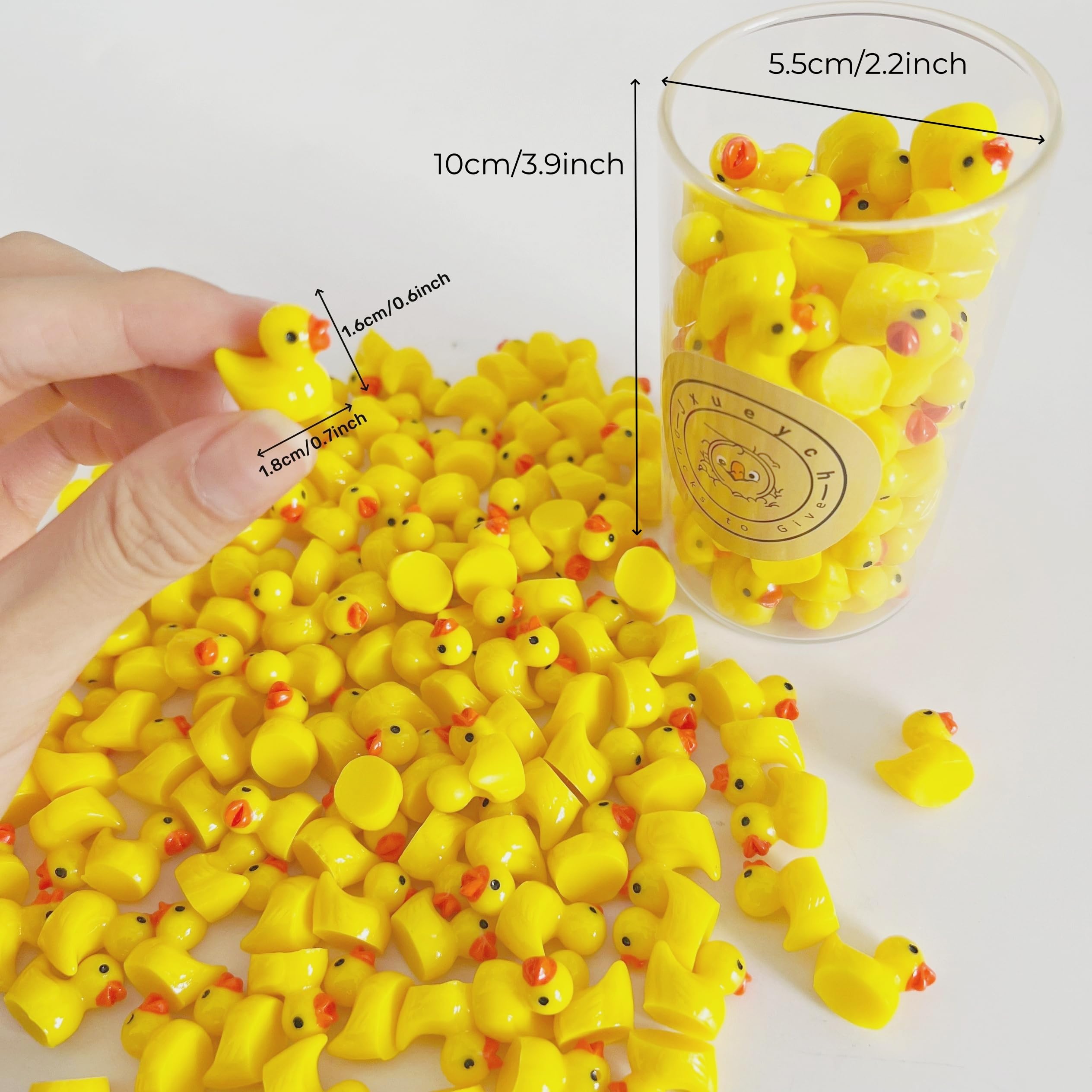 Amazon.com: Jxueych Jar of Ducks Gift Jar 7oz, Tiny Resin Luck