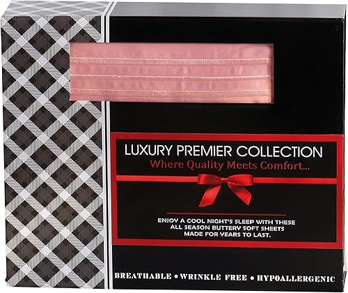 Elegant Comfort Lujoso juego de sábanas de microfibra de 4 piezas, transpirable, suave, calidad hotelera de 1500 hilos, bolsillo profundo y fácil