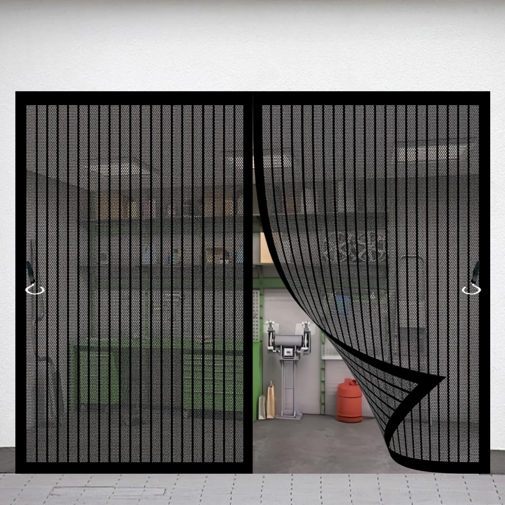 Moustiquaire porte aimantée 93 x 300 cm pour stopper les insectes