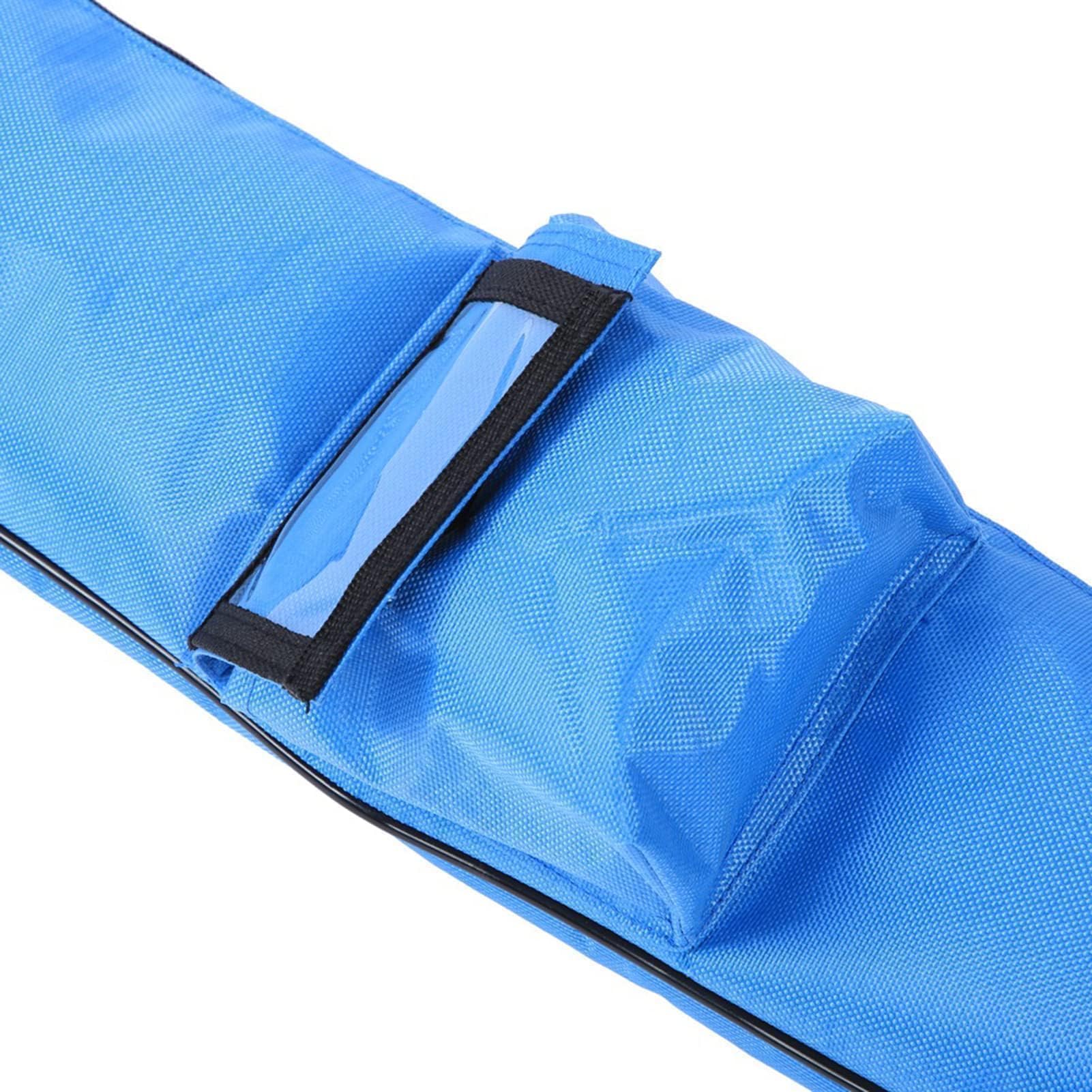 VBESTLIFE Bolsa de Palos de Golf, Nylon Portátil Impermeable Niños Bolsa de Palos de Golf Plegable Suave para Entrenamiento de Práctica Al Aire (Azul)