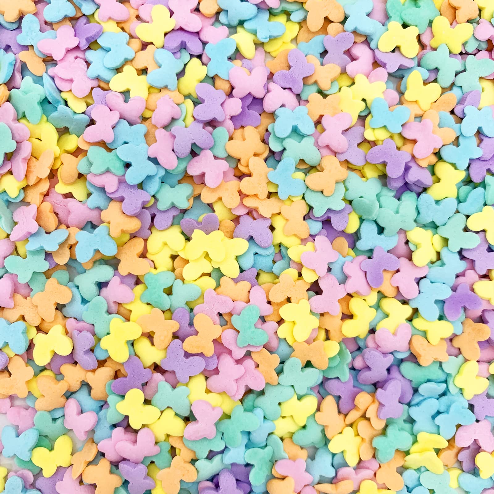 Multicolor Butterflies Sprinkles Purple and Yellow Mixed Cupcake Cake Decoration Cake Cookie IceCream Donut 3oz