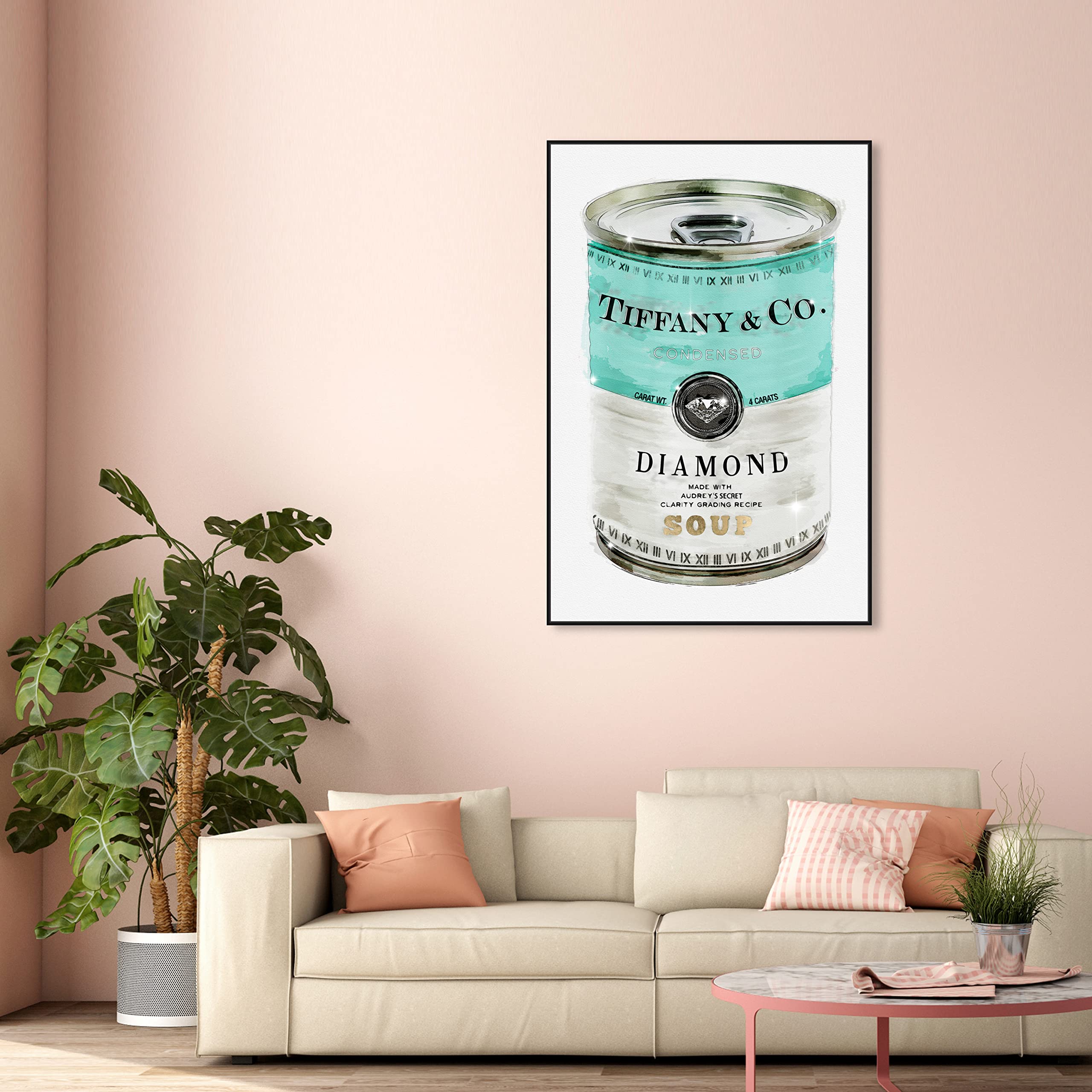 Amazon.com: Oliver Gal Priceless Can' Framed Fashion Wall Decor