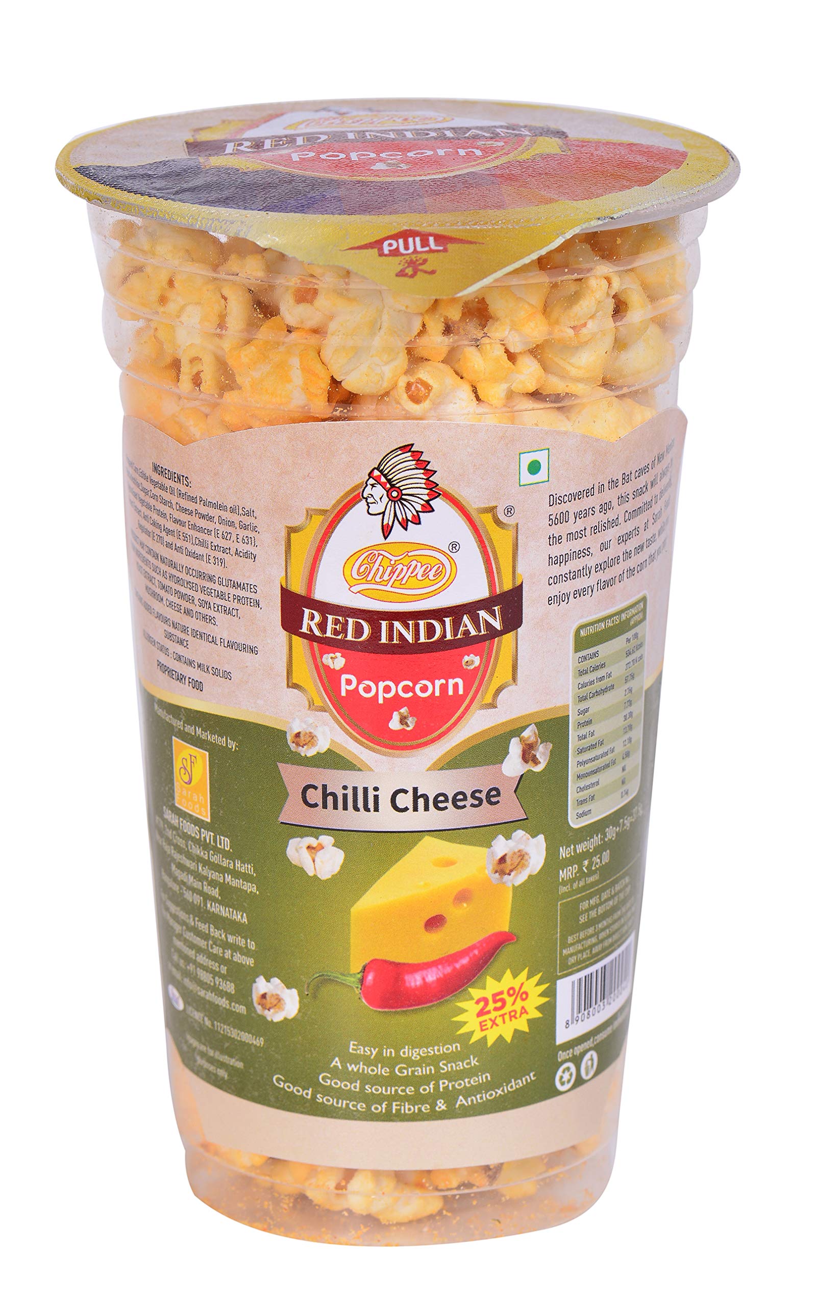 See full amazon price history chart for Red Indian Chilly Cheese Popcorn, 180 g, Pack of 6 Red Indian Chilly Cheese Popcorn, 180 g, Pack of 6 (B0722VP3Z2) Amazon Price History, Amazon Price Tracker