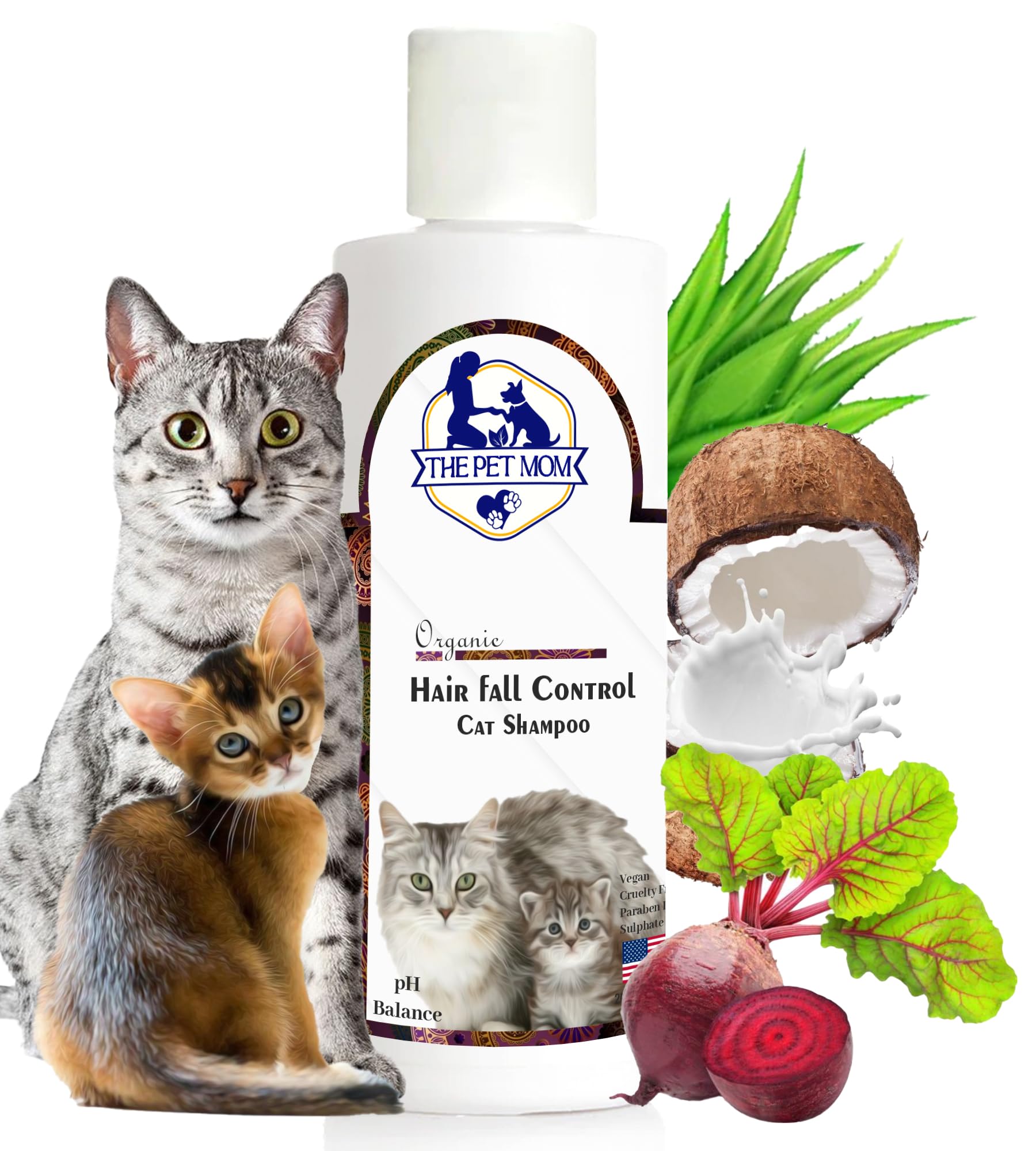 See full amazon price history chart for The Pet Mom Organic Cat Shampoo Hair Fall Control Help In Hair Shed Control, Strengthening Coat & Reduces Hair Fall, Soft, Cleans & Conditions | Cat Hair De-Shedding Cleanser For All Cat Breed – 200Ml The Pet Mom Organic Cat Shampoo Hair Fall Control Help In Hair Shed Control, Strengthening Coat & Reduces Hair Fall, Soft, Cleans & Conditions | Cat Hair De-Shedding Cleanser For All Cat Breed – 200Ml (B0CM1HNJ9Y) Amazon Price History, Amazon Price Tracker