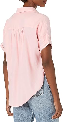 Vista 2 de Gloria Vanderbilt Camisa de manga corta con botones para mujer