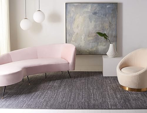 Vista 445 de SAFAVIEH Vision Collection VSN606F - Tapete de 6 pies x 9 pies, crema, moderno, ombré, no desprende pelo, fácil cuidado, para zonas de alto tráfico