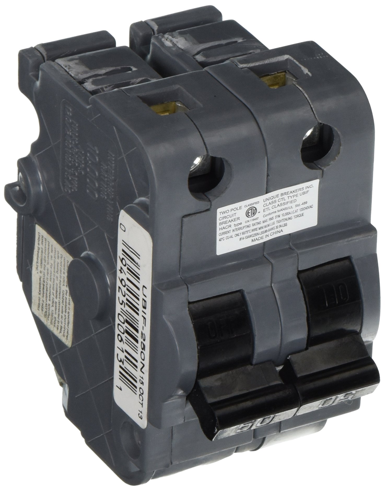 CONNECTICUT ELEC VPKUBIF250N UBI-F250N Circuit Breaker