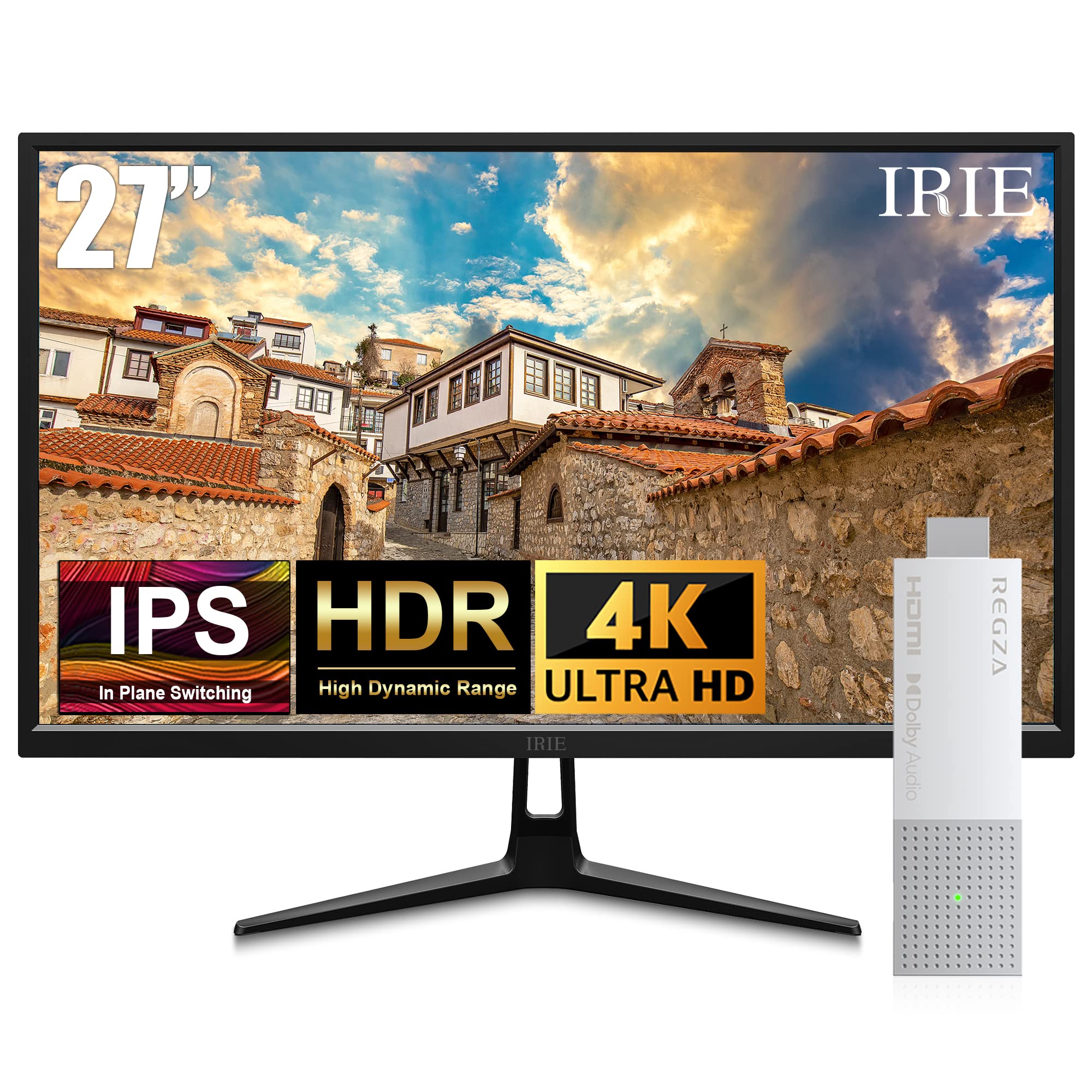 Amazon.co.jp: FFF モニター 27インチ ディスプレイ 4K IPS REGZA 