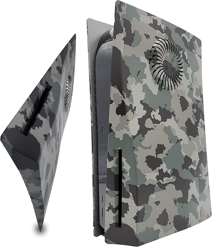 MatoSan® PS5 Faceplate für Disc Edition PS5 Cover Schwarz PS5 Zubehör