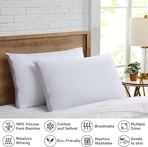 Miniatura 2 de Juego de 2 fundas de almohada Coldest Pillow Cases  Paquete de 2 fundas de almohada con cierre de sobre, funda de almohada transpirable  100%