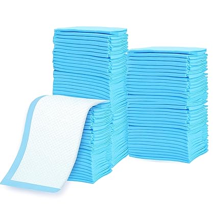 Disposable Changing Pad Liners Pack of 50 Baby Incontinence Changing Pads Diaper UnderPads Ultra Soft Super Absorbent Waterproof Mat 13 x18 in