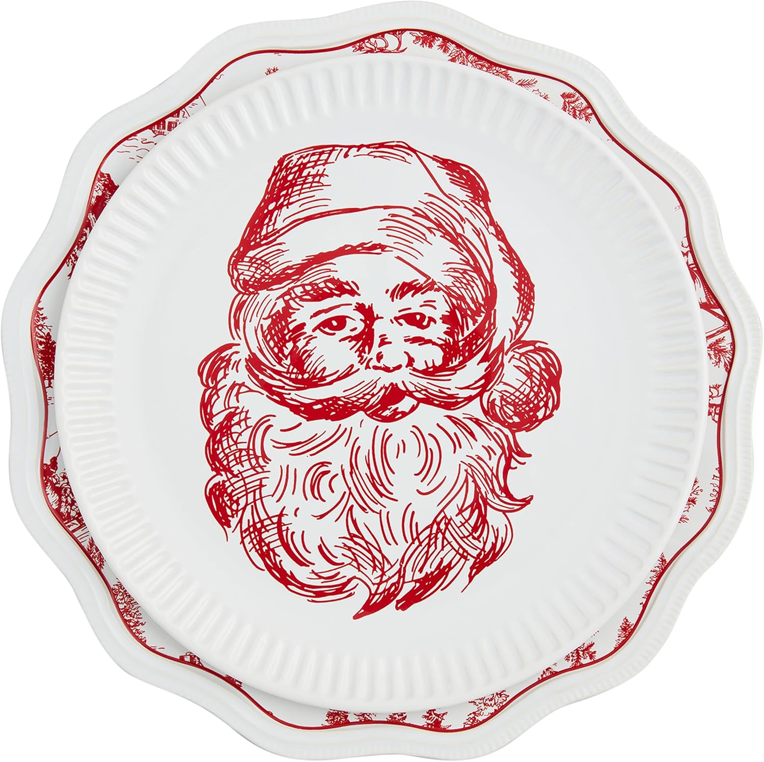 □ 九谷焼 壽峰窯 祝い膳 吉祥鶴松絵巻 円満 陶製丸重箱 ① □ □ 希少