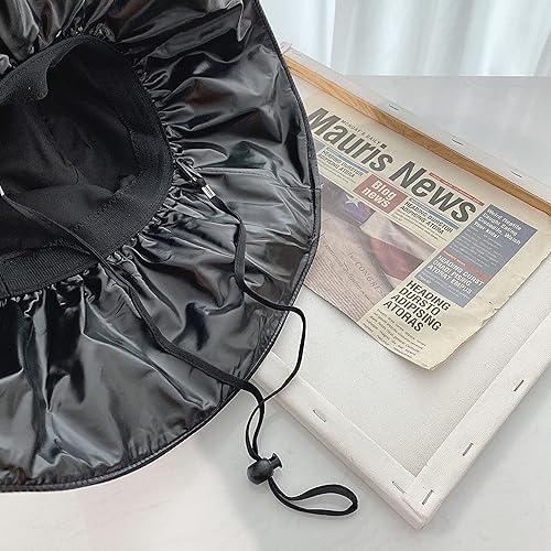 Miniatura 4 de BeFur Sombrero de visera solar para mujer, de ala ancha, de vinilo, para verano, pesca, protección solar UPF50, deportes al aire libre