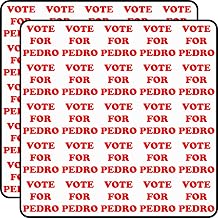 Vote for Pedro Scrapbook Stickers Vinyl Decals 1" Size 50-Pack for Journals, Cards, Crafts