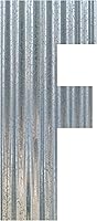 Vista 19 de Corrugated Metal Letter (9 Inch, B)