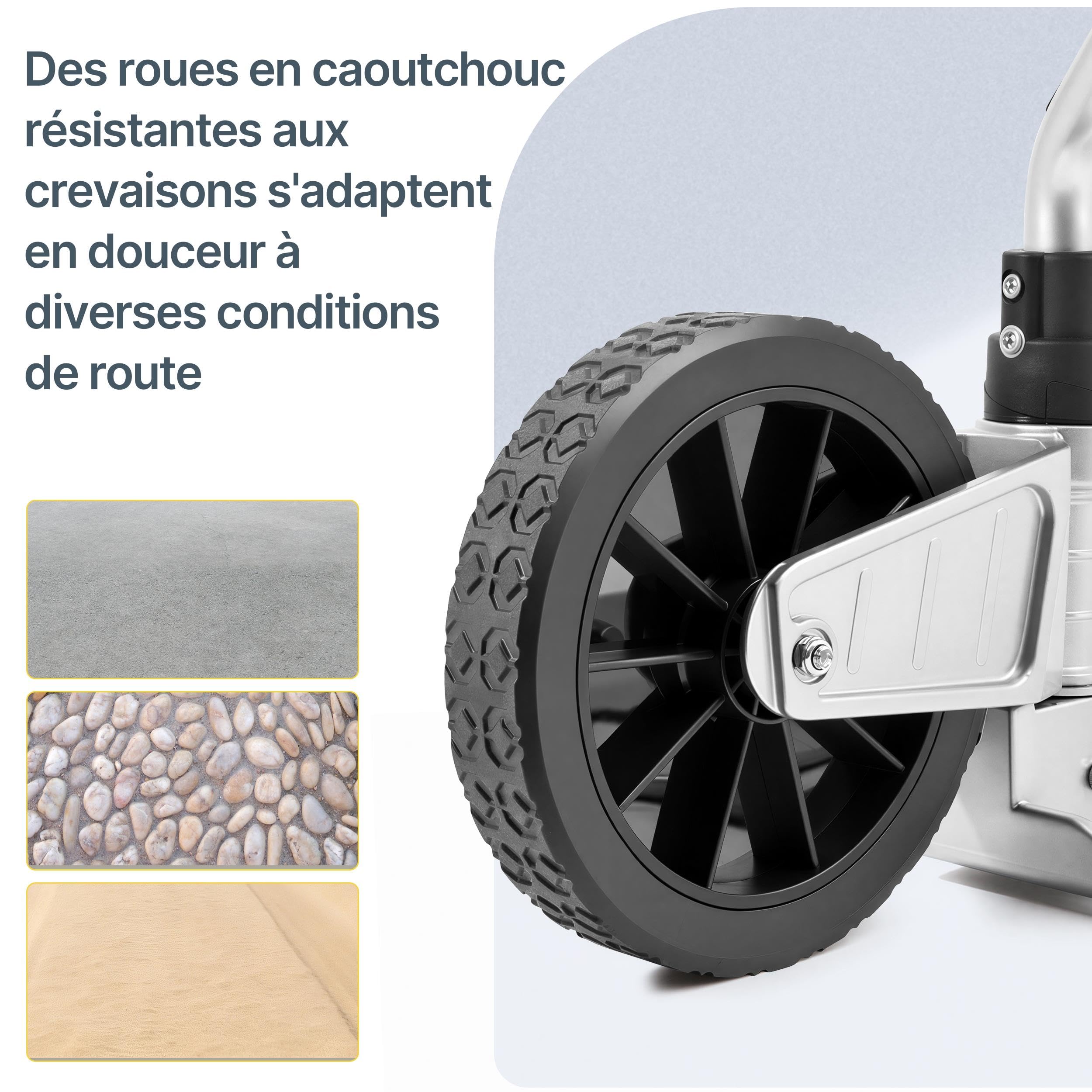 Yaheetech Diable Pliable Capacité 150 kg, Chariot de Transport Pliant en Aluminium, Poignée Télescopique 88-115 cm, Léger et Robuste avec Bandes Élastiques, pour Déménagement, Achats