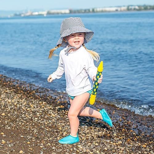 Miniatura 3 de i play. by green sprouts - Sombrero de protección solar UPF 50+ con protección solar ajustable para crecer con el bebé