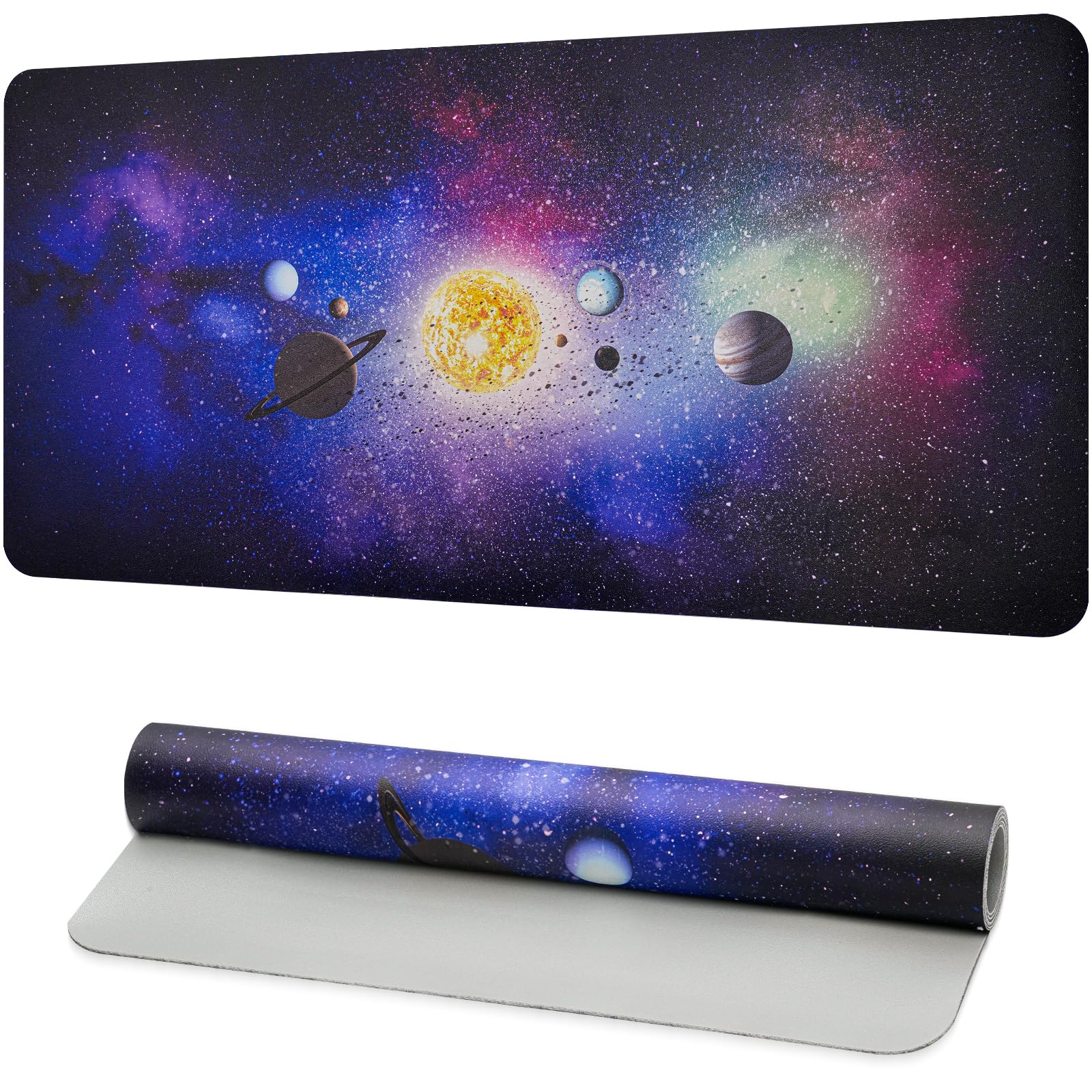 Laokiiy Desk Mat, Desk Pad Dual Sided Desktop Mat for Office and Home,Desk Organization and Accessories - Ideal for Large Mouse Pad and Desk Mats on