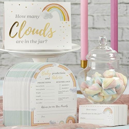 Miniatura 4 de Kate Aspen Decoraciones bohemias para baby shower, talla única, tarjetas de consejos y juego