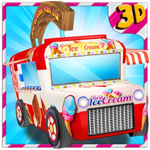 Ice cream van 3d