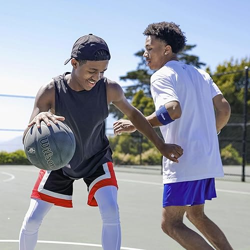 Vista 7 de WILSON NBA Forge Pro - Baloncesto en interiores y exteriores, marrón, tamaño 7-29.5 pulgadas