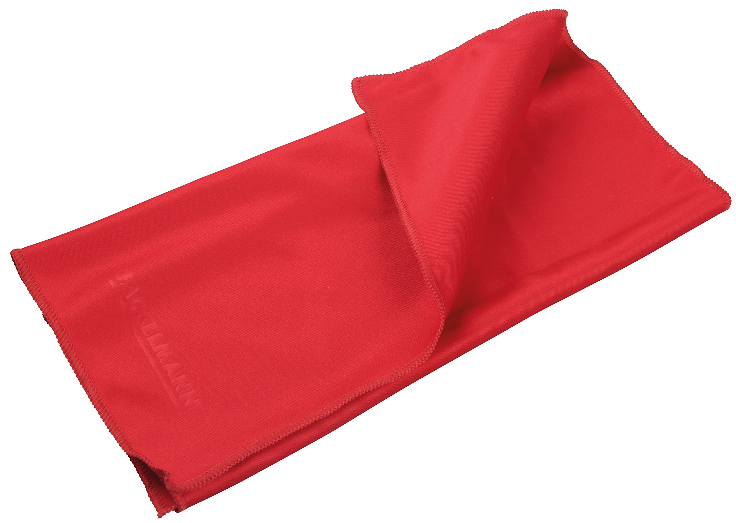 FACKELMANN Wine Glass Polishing Cloth, Glass Polishing Cloth, Polyester Tea Towel (Colour: Red) Quantity: 1