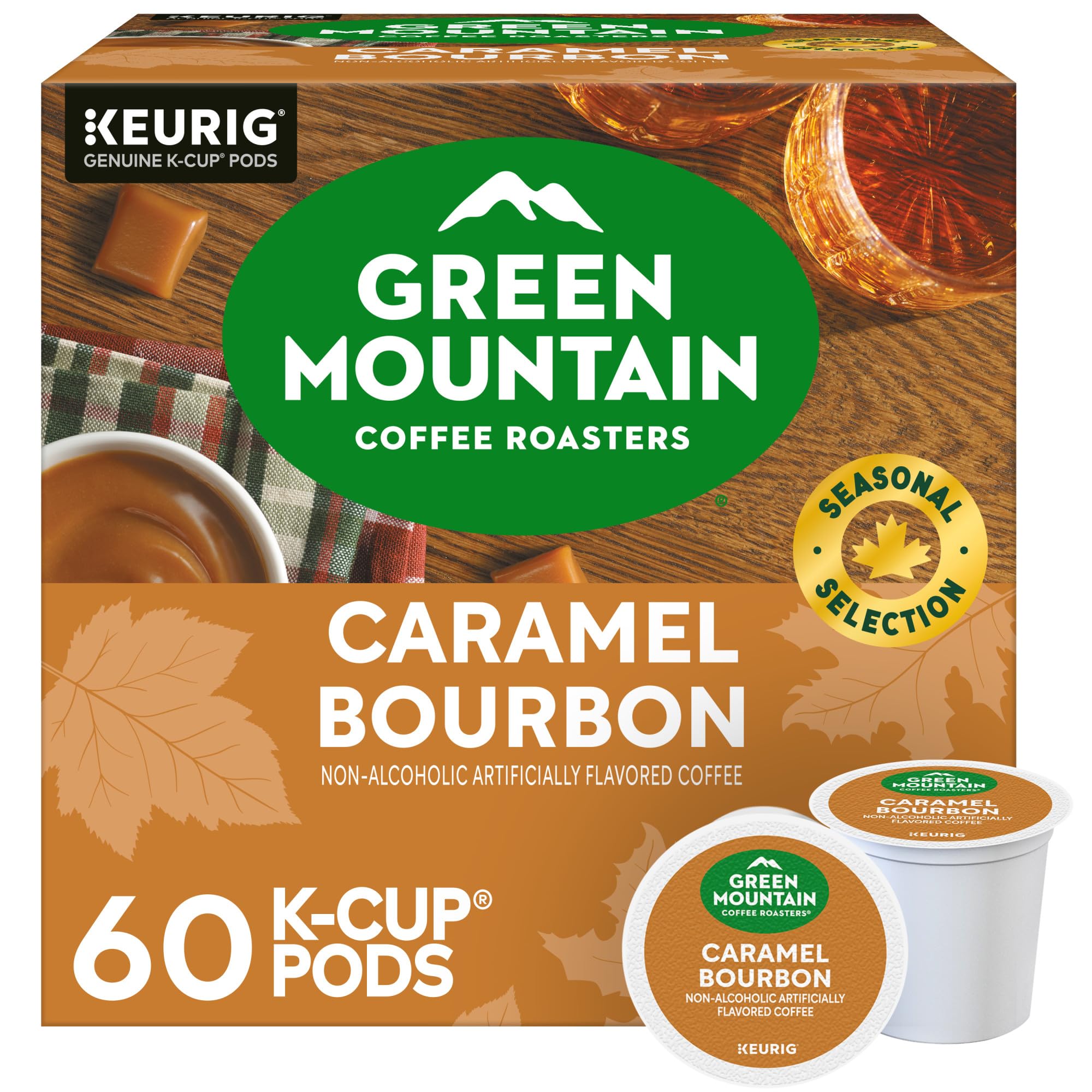 Amazon.com: Green Mountain Coffee Roasters Caramel Bourbon Single