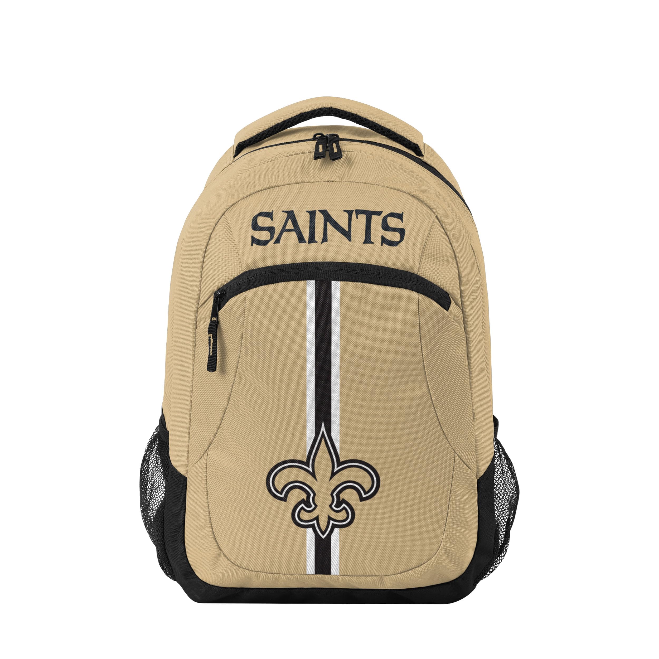 FOCO New Orleans Saints NFL Alternate Color Action Backpack - Gold