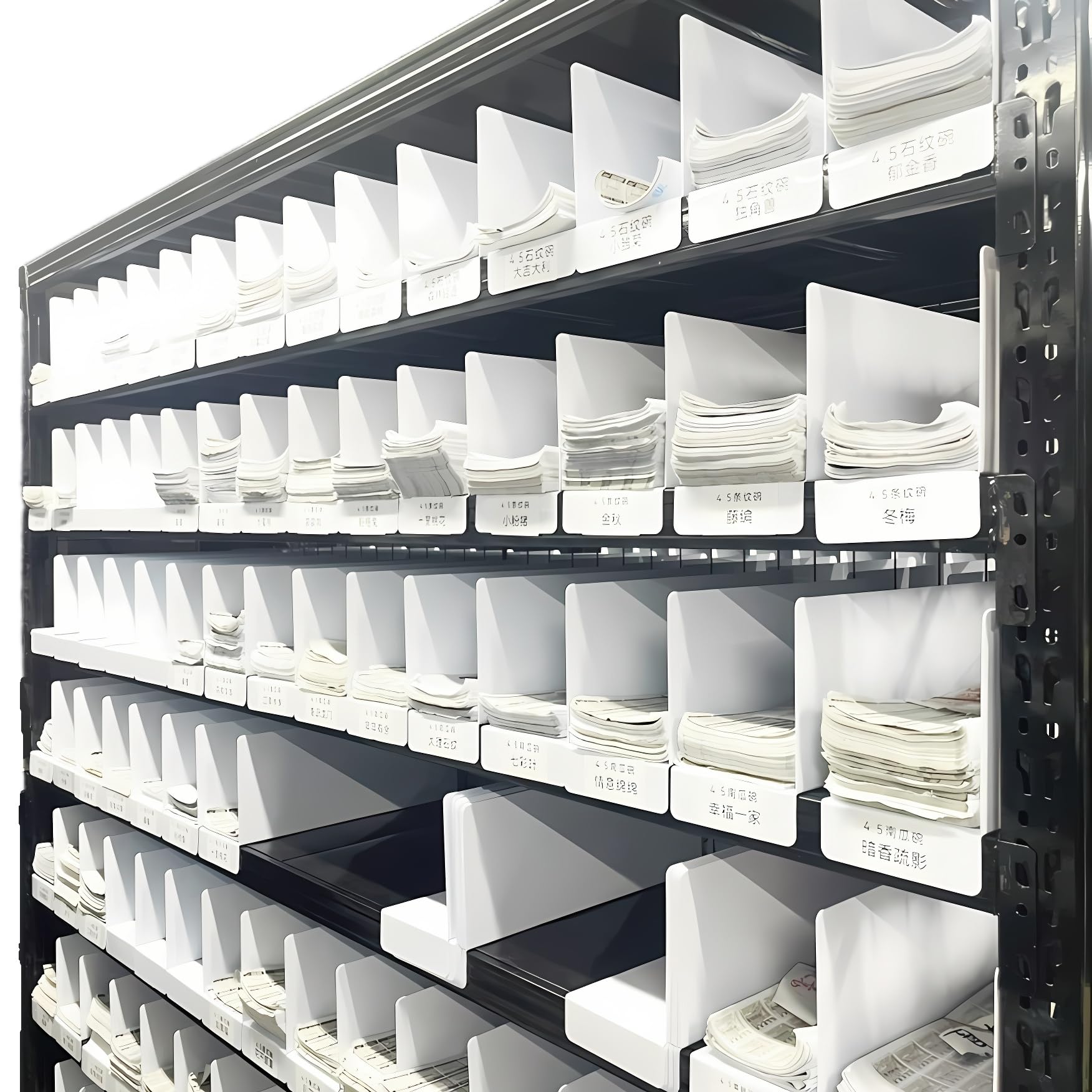 8Gnituhs 20 Pcs 39 * 15CM 1MM PVC Shelf Dividers for Closets Wood Shelf Separators Clothes Organizer and Bedroom Storage and Organization Organization Separator Shelf Laber