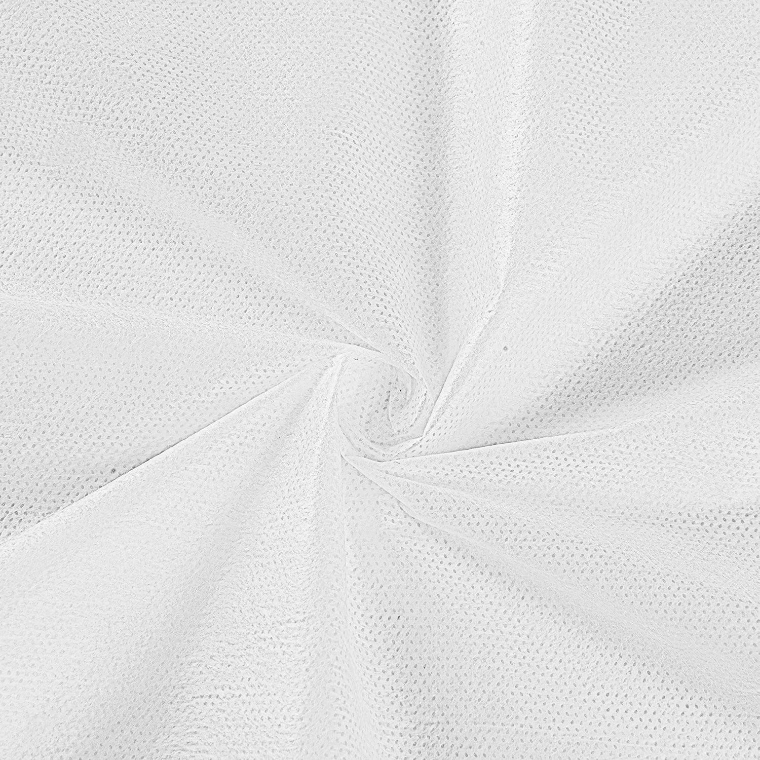 Sábanas desechables para cama de spa, salón de belleza, hotel, masaje, impermeable, a prueba de aceite, transpirable, no tejida, 203.2 x 177.8 cm, 20 unidades, Blanco