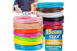 15 Colors 3D Pen PLA Filament Refills