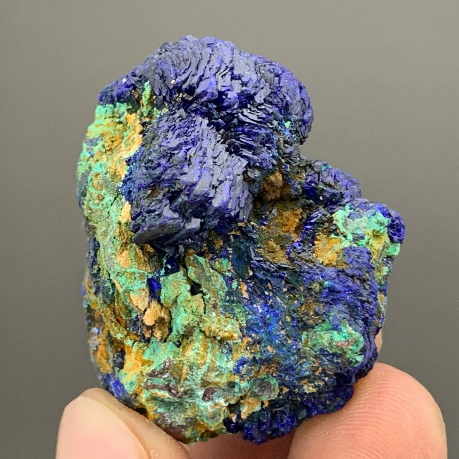 Amazon.co.jp: 中国 Y27 からの天然アズライト/マラカイト結晶