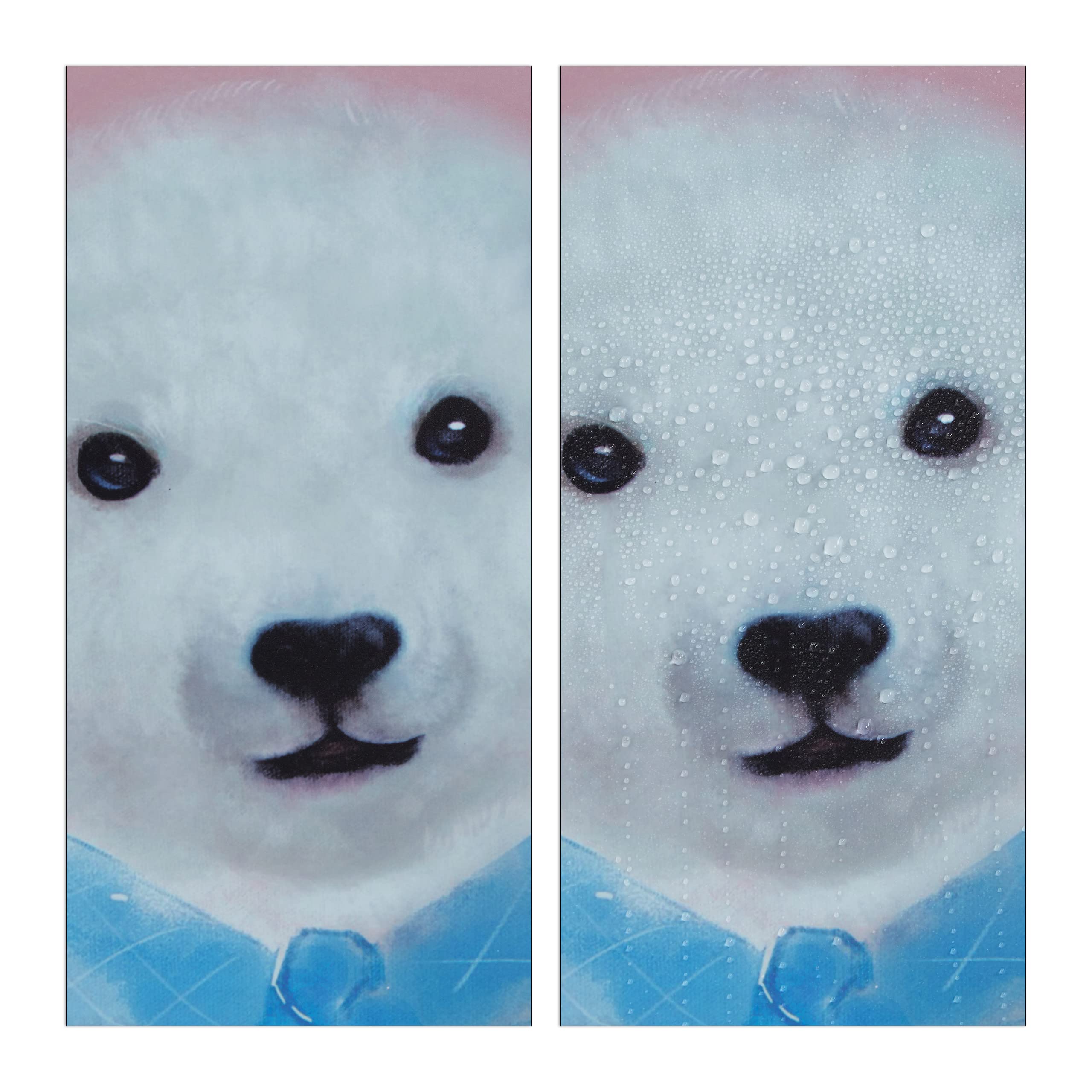 Relaxdays Scaffale Componibile da Cameretta, 8 Scomparti, Disegni di Animali, con Asta Appendiabiti, 145x109x37 cm, Nero