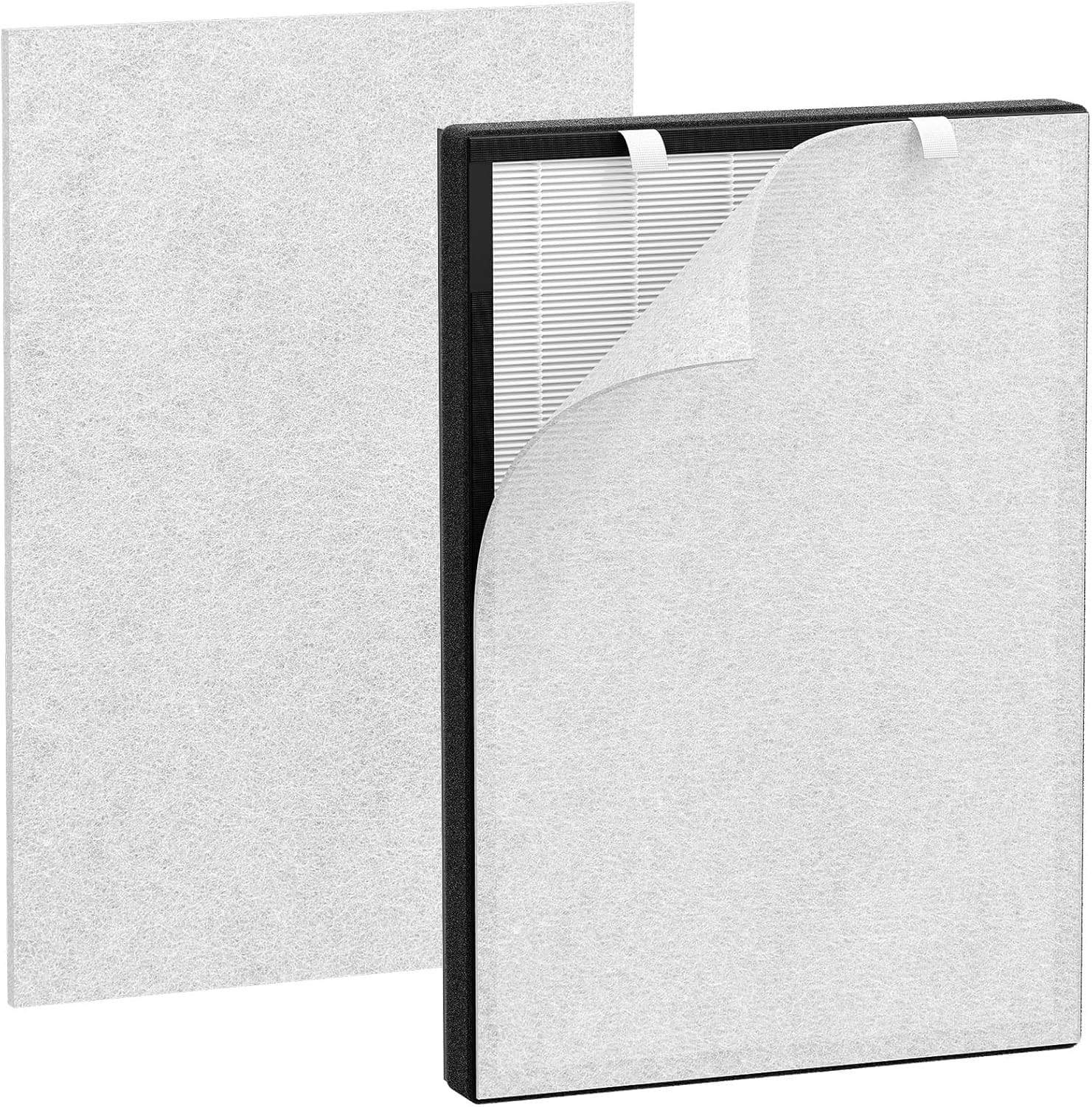 1-Pack MPHELW-P339 Replacement Filter Compatible with HEAPETS P339 Purifier, 3-in-1 Filtration System