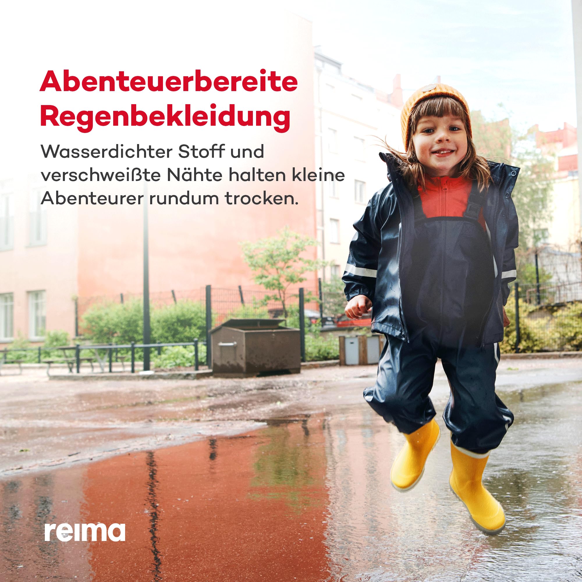 Reima Lampi Regenmantel Kinder blau