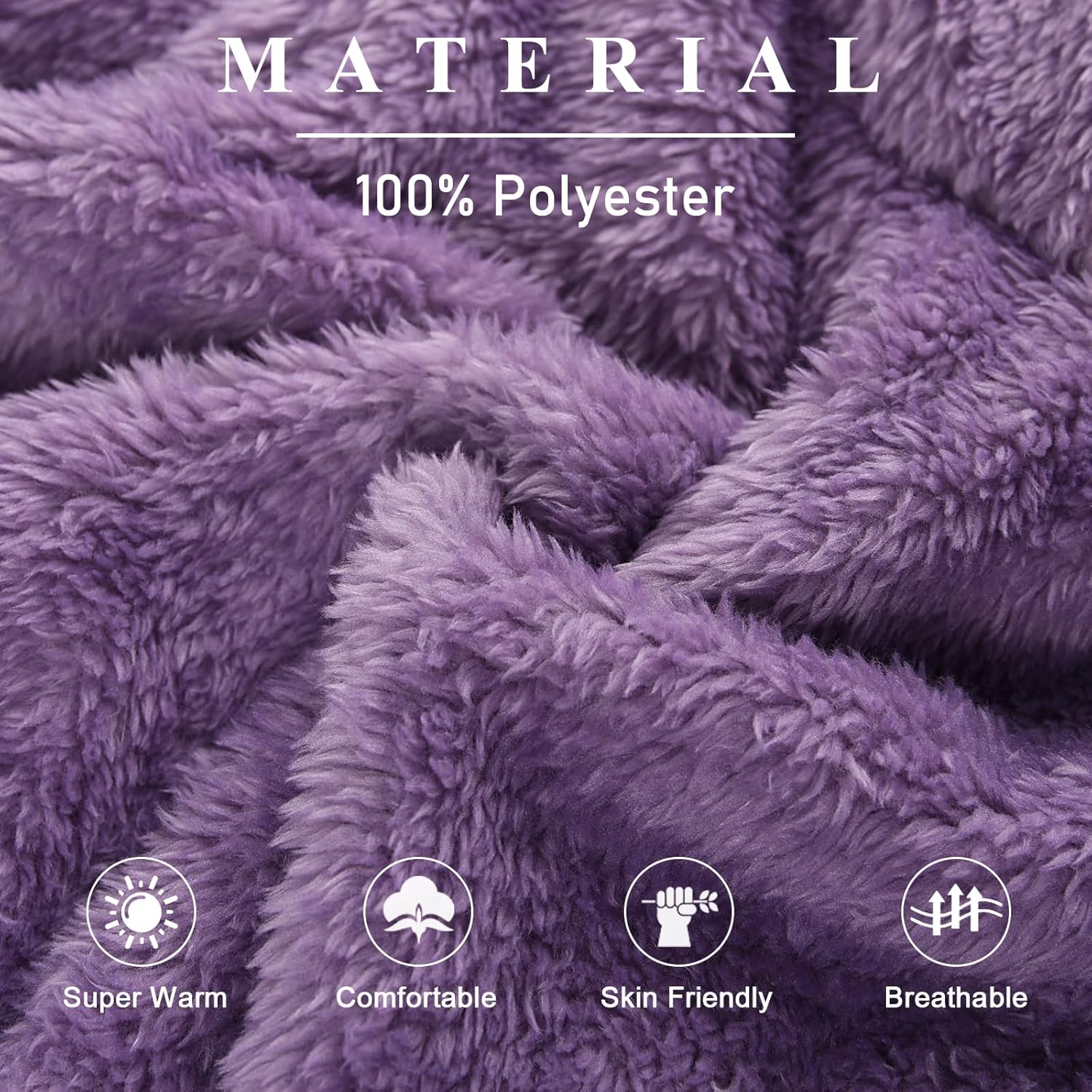 HEEKPEK Womens Pajamas Warm Fleece Pajamas Set Pullover Pants Loose Loungewear Sherpa Hoodie Sleepwear Winter Clothes - Image 4