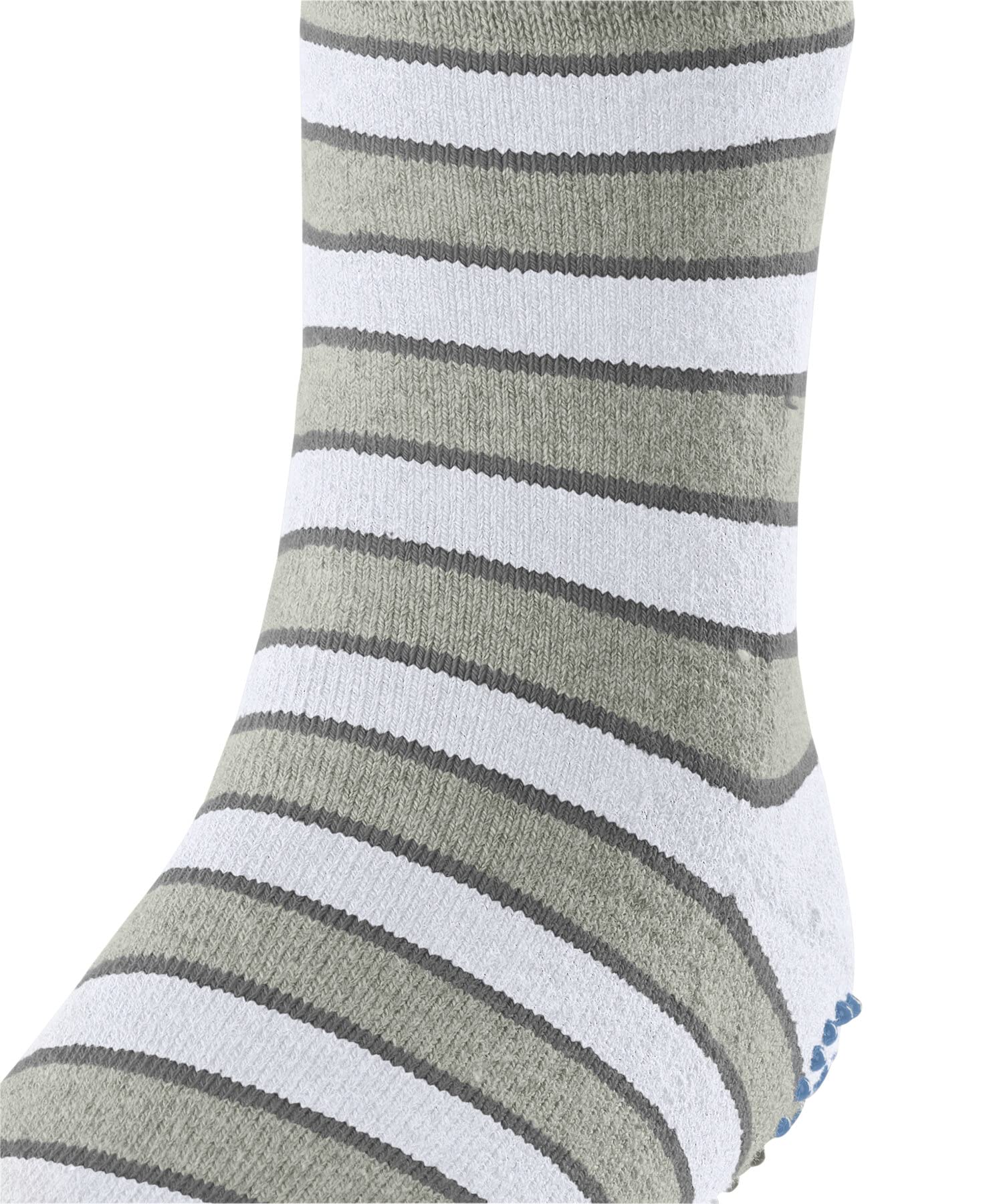 FALKE Unisex Kids Simple Stripes Slipper Socks Anti-Slip Printed Nubs On Sole Improved Grip Thick Flat Seam In Toe Area Patterned Multicoloured Breathable Sustainable Cotton 1 Pair
