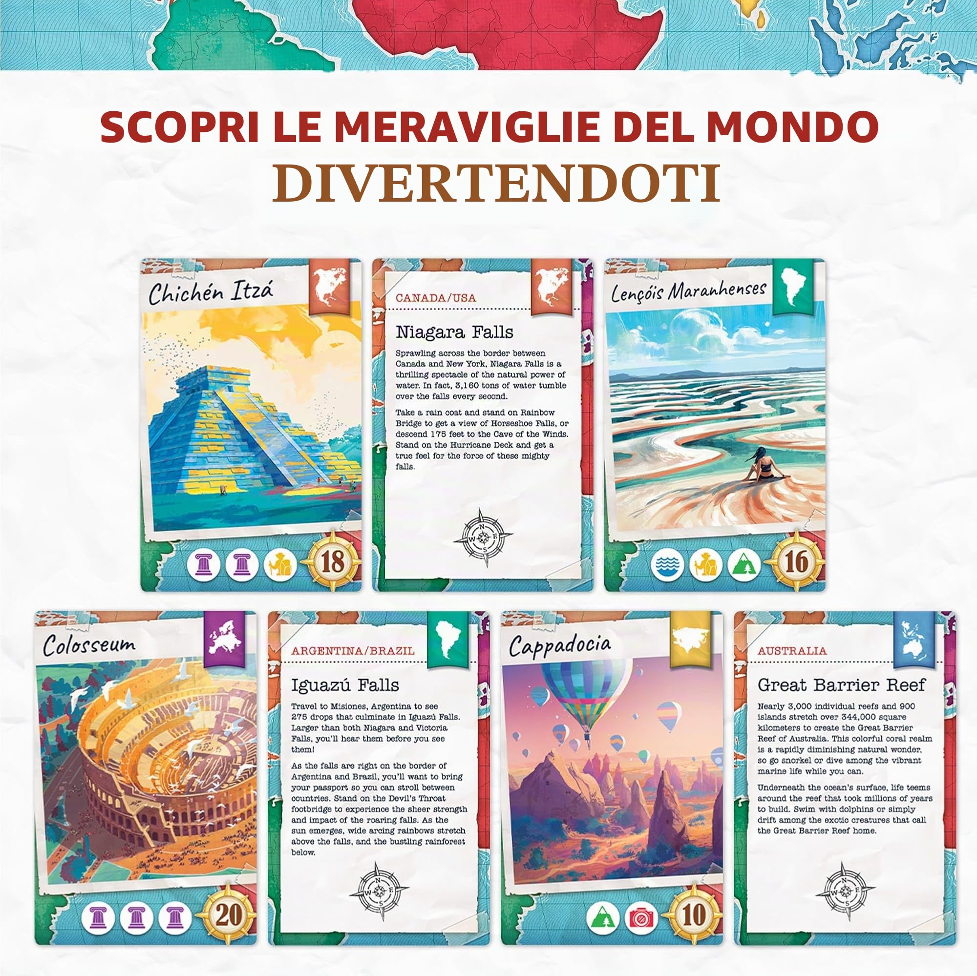 Underdog Games Trekking The World: Una Famiglia Gioco da Tavolo Giramondo