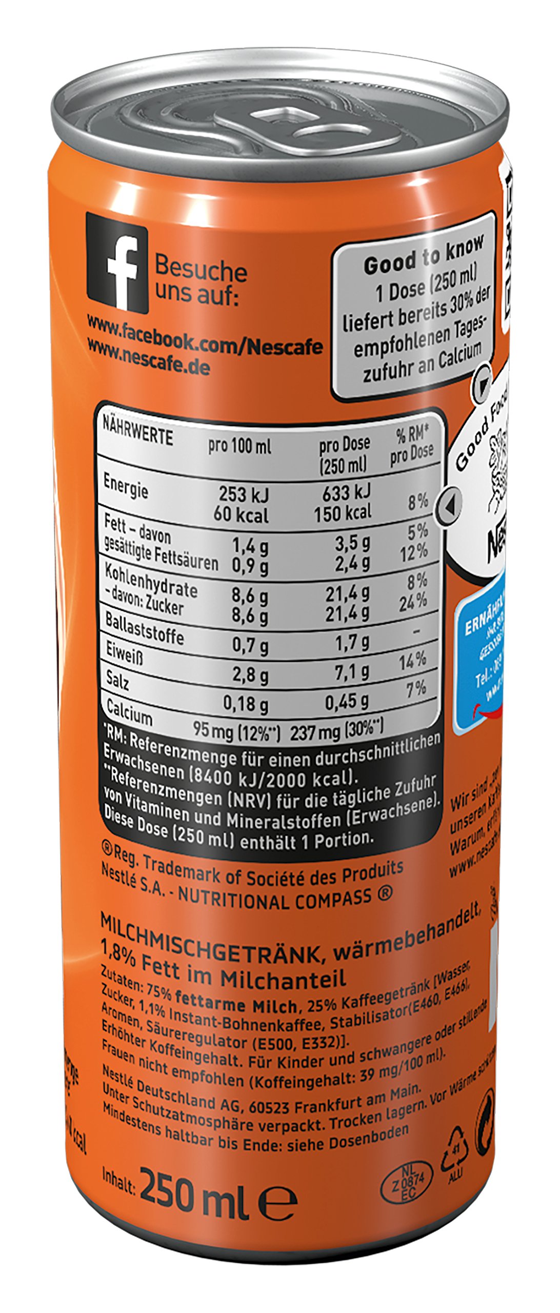 Nescafé Xpress Cappuccino, 12er Pack (12 x 250 ml) EINWEG