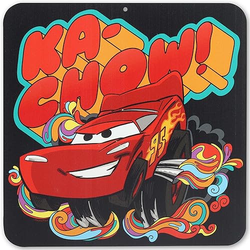 Miniatura 13 de Señal de metal en relieve Disney Pixar Cars Tow Mater Mecánico en servicio - Señal vintage de Tow Mater para dormitorio o garaje