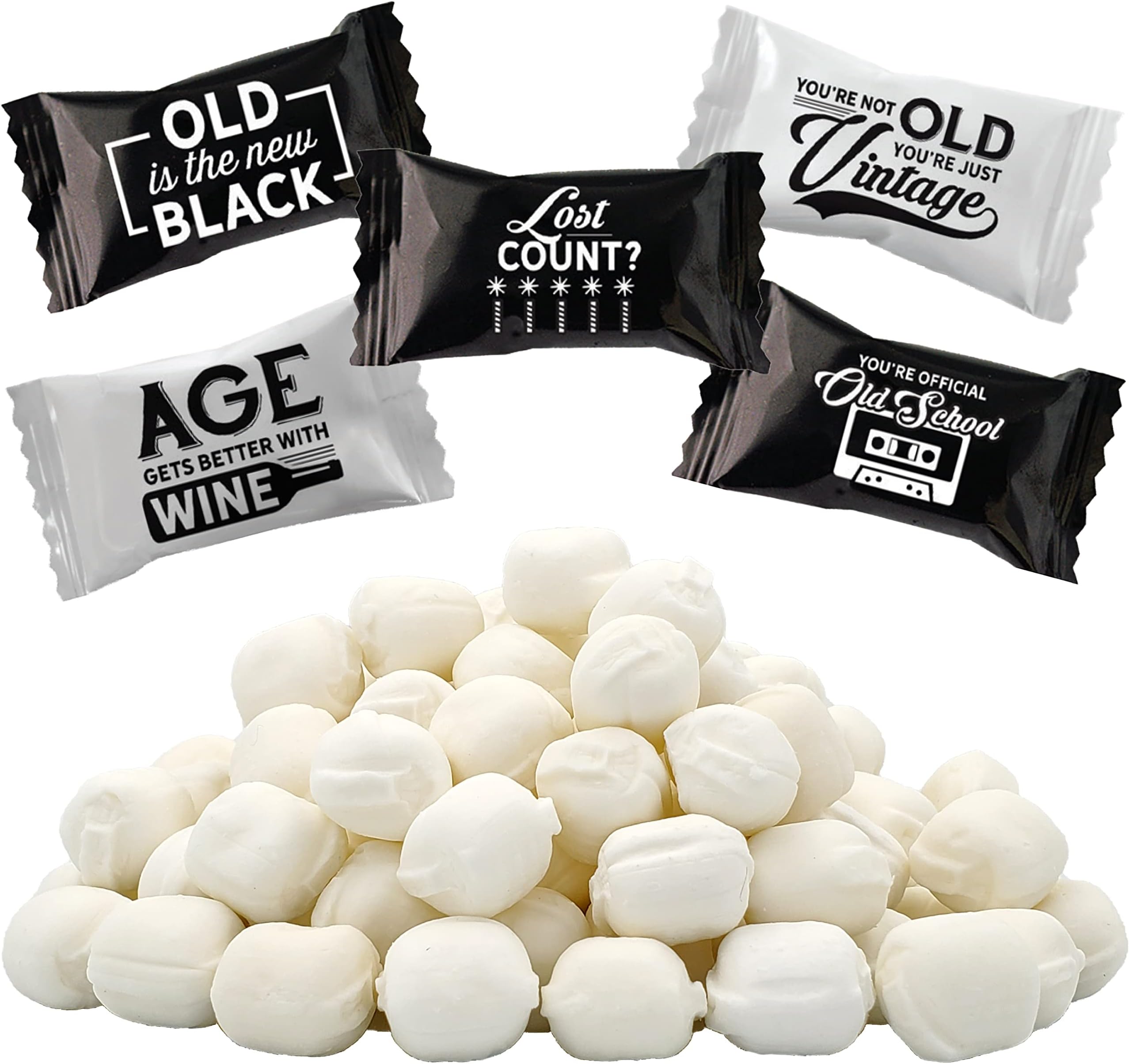 Fruidles Vintage Birthday Buttermints, Mint Candies, After Dinner Mints, Butter