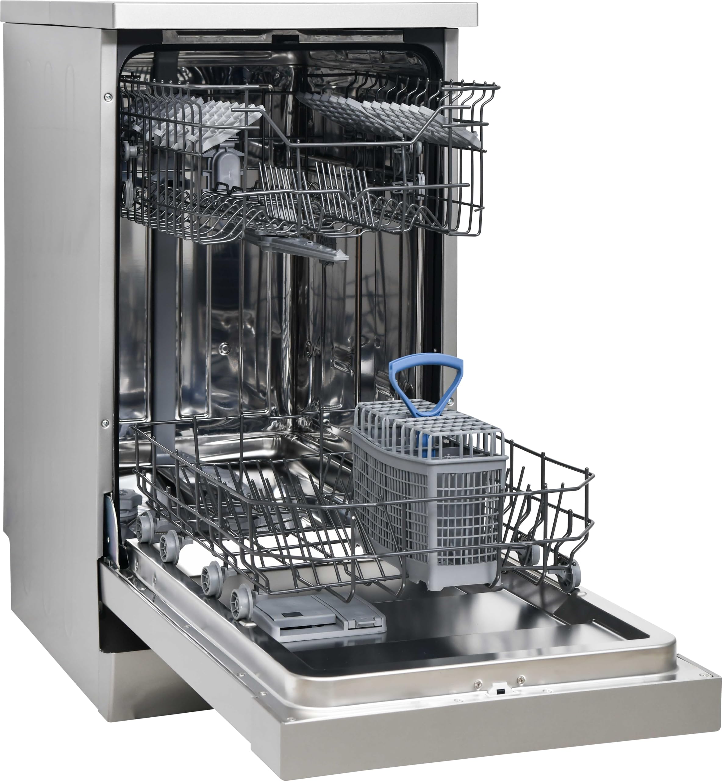 Sauber - Lavavajillas 45 cm Serie 1-DW453X - E - 10 Cubiertos - Inox - Indicadores LED - ENTREGA E INSTALACIÓN INCLUIDA EN DOMICILIO