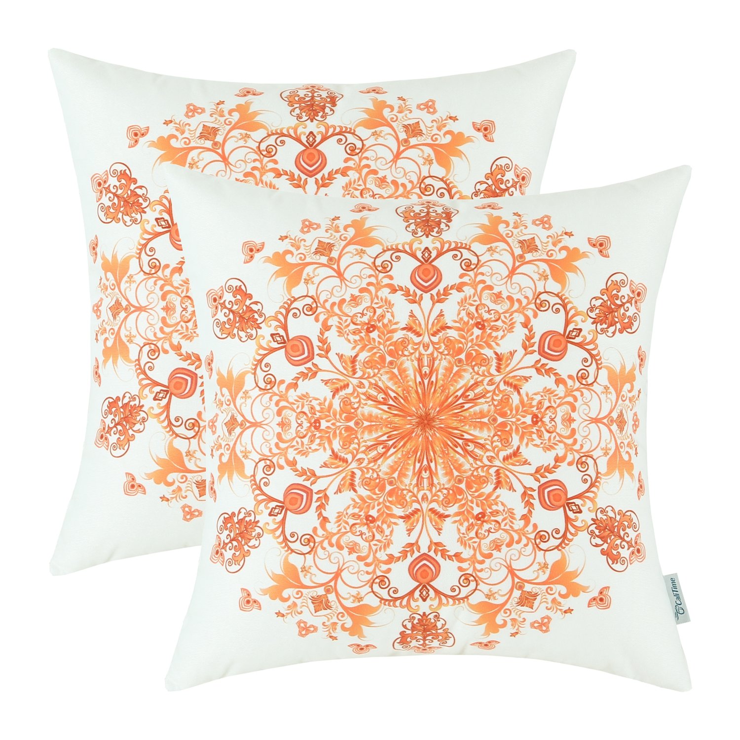 CaliTime Federe Per Cuscino 45x45 Cm – Conchiglie Marine – Copricuscino Decorativo Con Cerniera